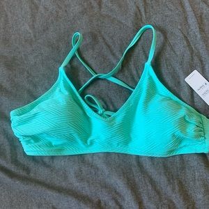 Bright Aqua swim Top